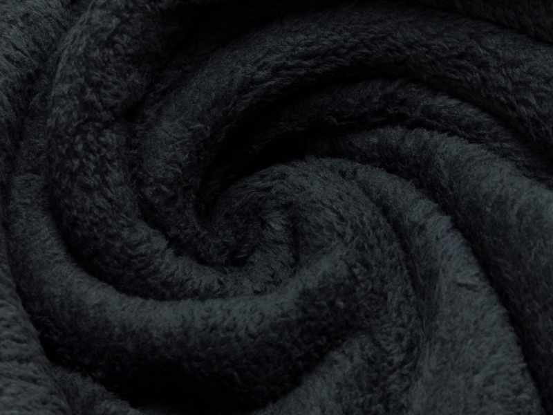 Uni Kuschelfleece schwarz